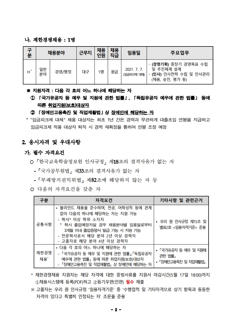 1. 2021년 제2차 직원(정규직) 채용 공고문.pdf_page_02.jpg