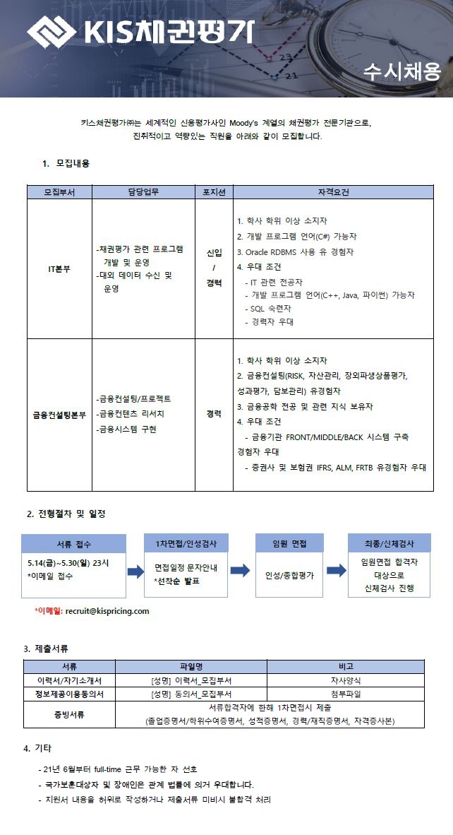키스채권평가(주)_직원 채용 공고_20210514.jpg