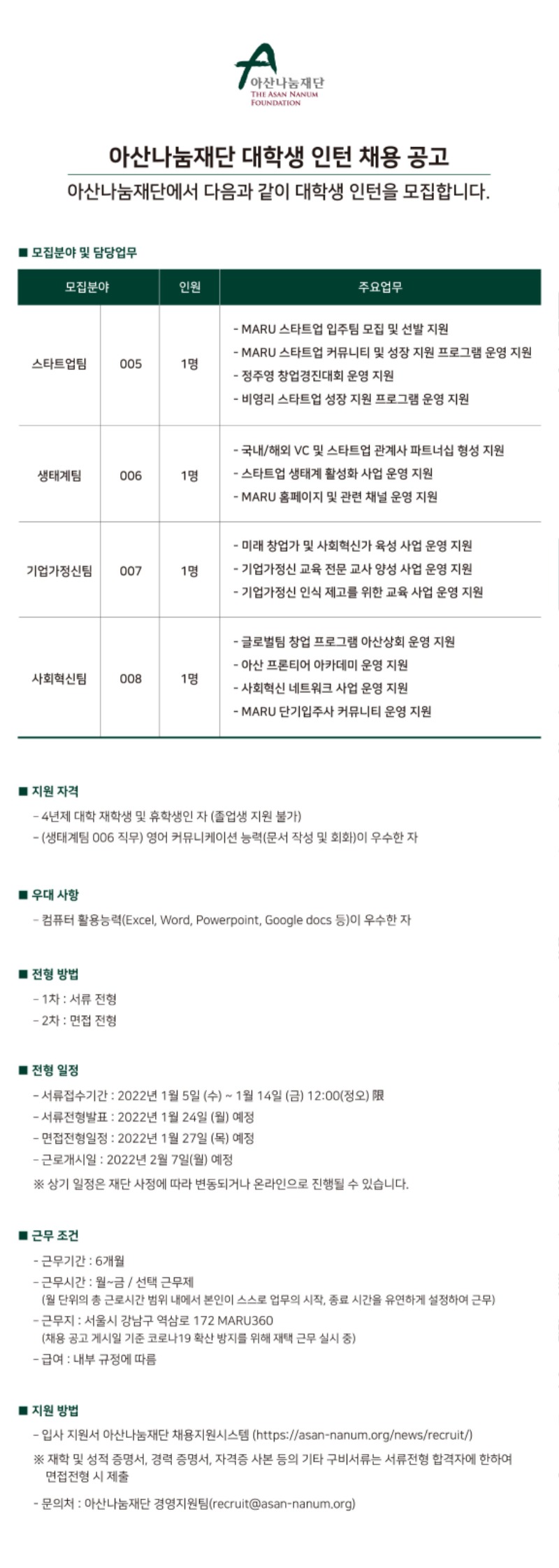 아산나눔재단 2022년 상반기 대학생 인턴 채용 공고.jpg