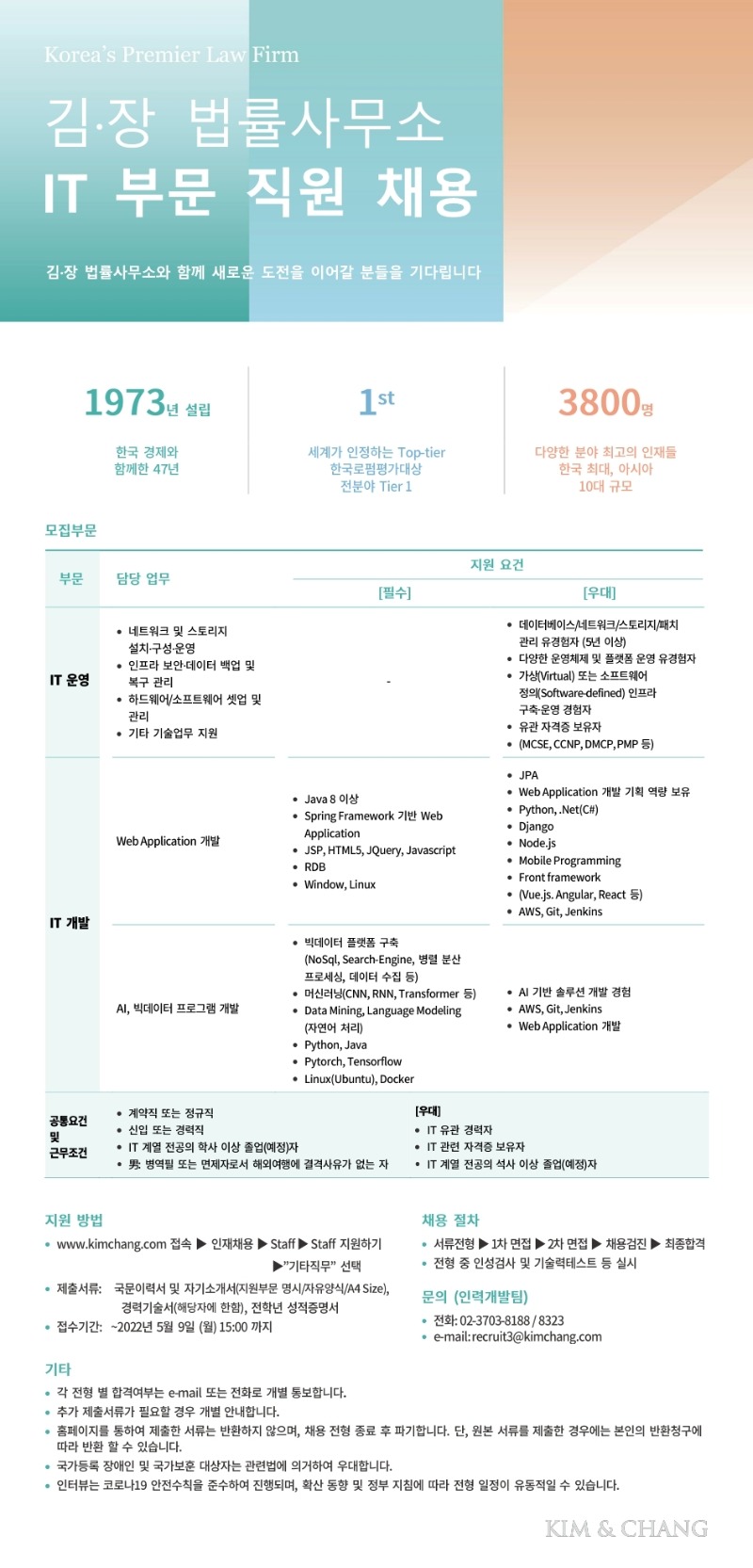 [김.장 법률사무소] IT 부문 (IT 운영 및 IT 개발) (1).pdf_page_1.jpg
