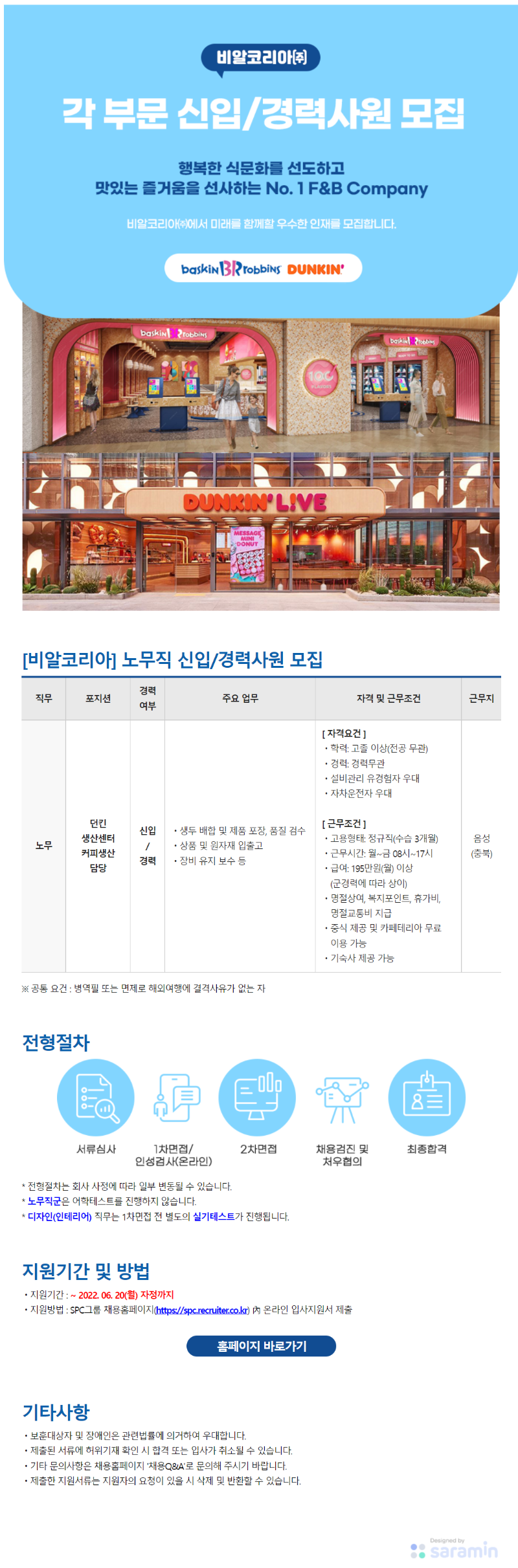 (비알코리아) 2022상반기 노무직(신입) 수시채용_220611.png