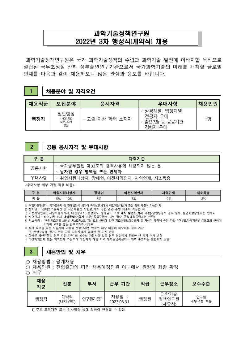 2022년 3차 행정직(계약직) 채용 공고문_1.jpg