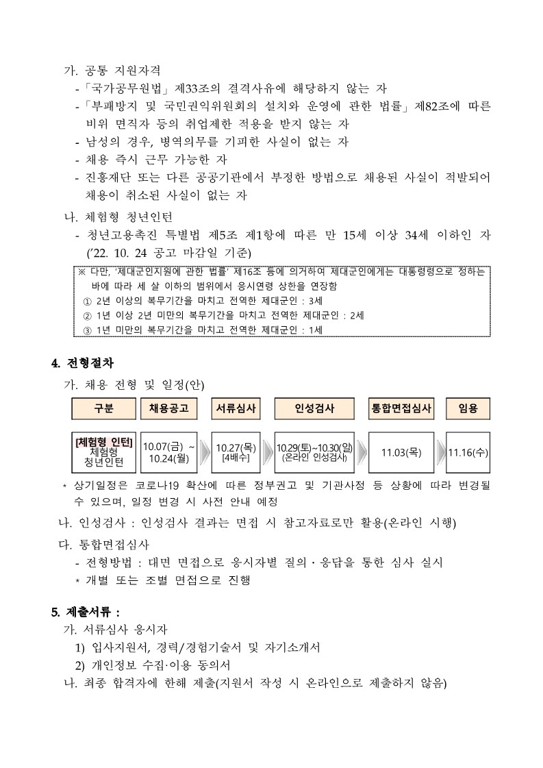 붙임1 연구개발특구진흥재단 2022년 체험형 청년인턴 채용 공고문_2.jpg