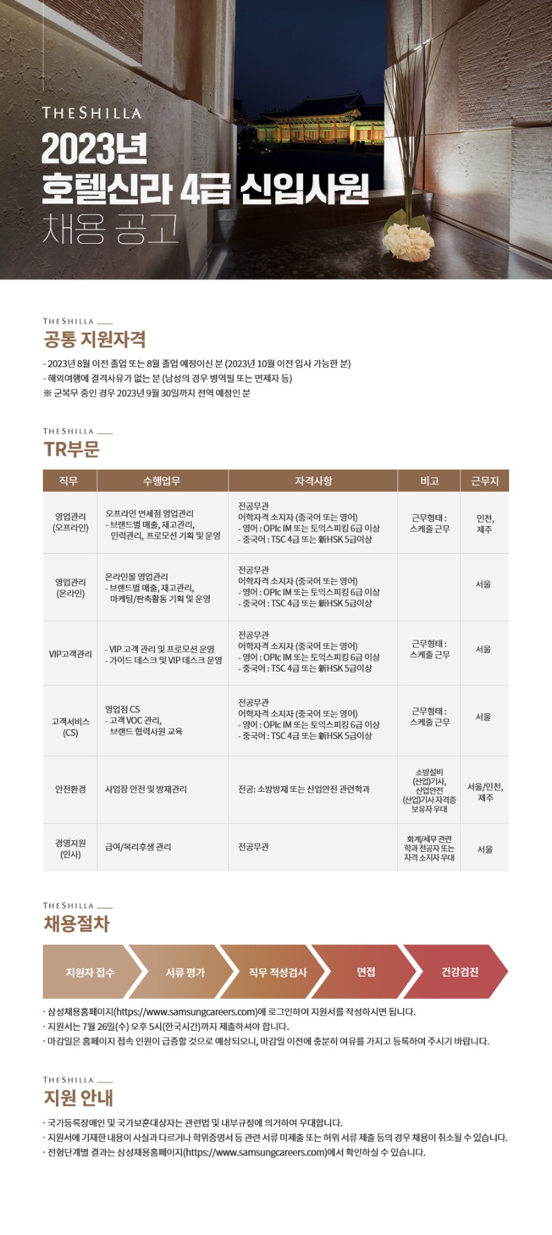 2023년 호텔신라 4급 신입사원 채용 공고.jpg