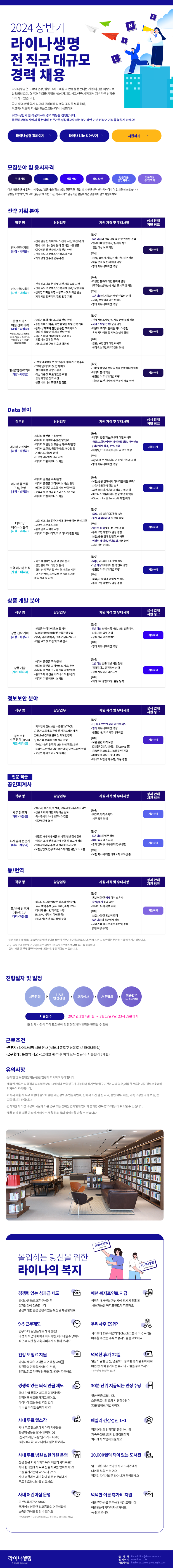 [라이나생명보험] 2024 상반기 라이나생명 전 직군 대규모 경력 채용.png