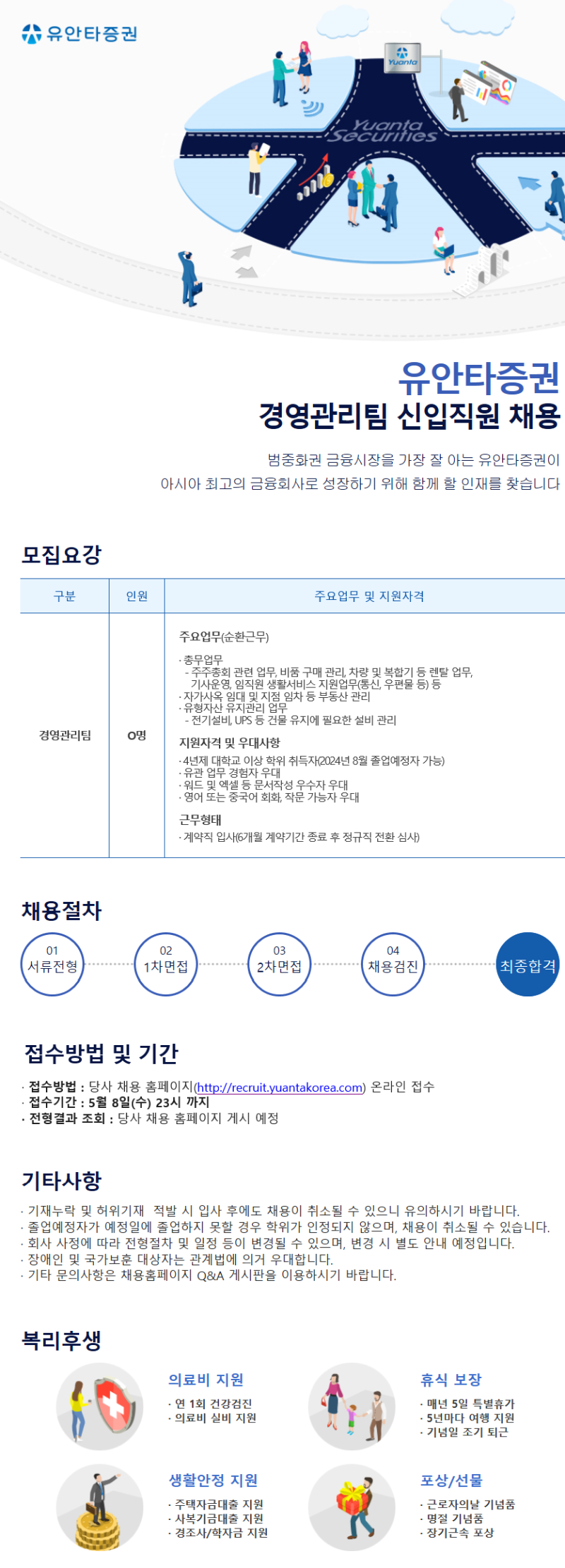경영관리팀 신입직원 채용공고문(사진)(24.4).PNG
