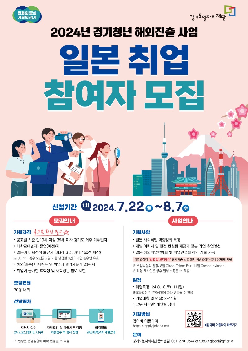 1-1. 2024년 경기청년 해외진출(일본)-포스터.jpg