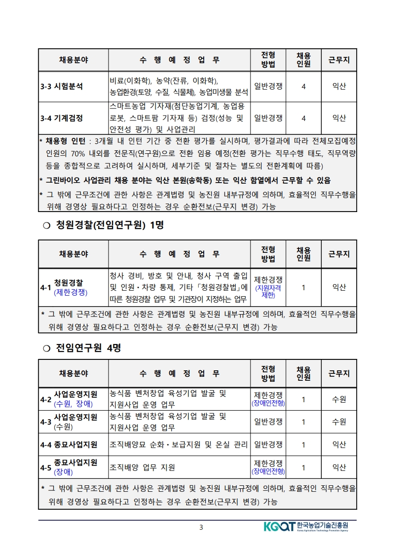공고문(2025년도 한국농업기술진흥원 정규직 공개경쟁 및 제한경쟁채용)_3.jpg