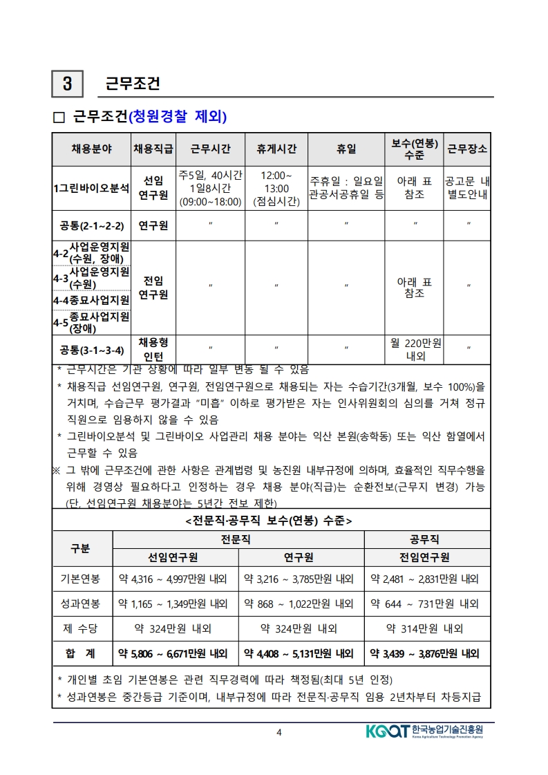 공고문(2025년도 한국농업기술진흥원 정규직 공개경쟁 및 제한경쟁채용)_4.jpg