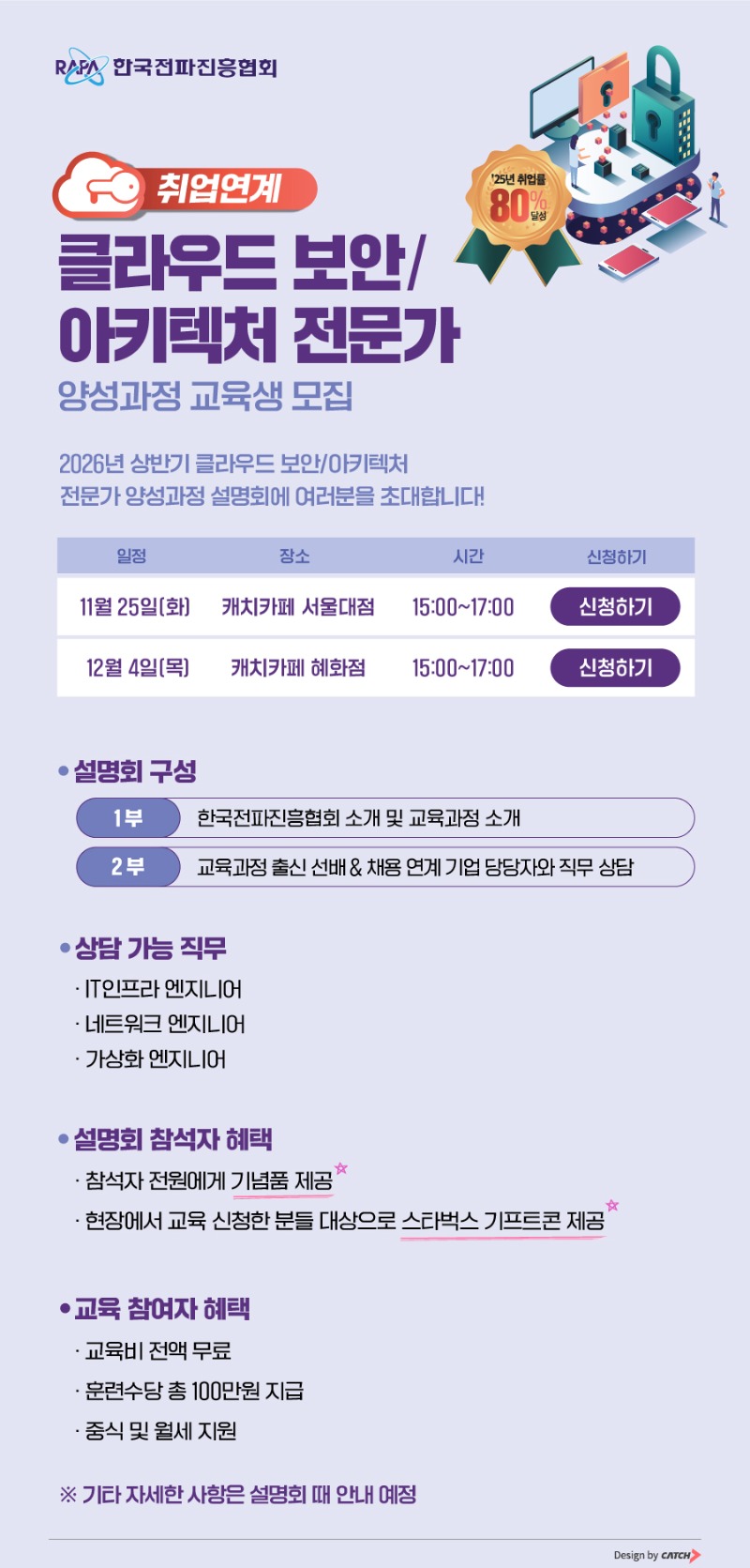 [특수법인한국전파진흥협회] 클라우드 보안아키텍처 전문가 양성과정 교육생 모집 설명회.jpg