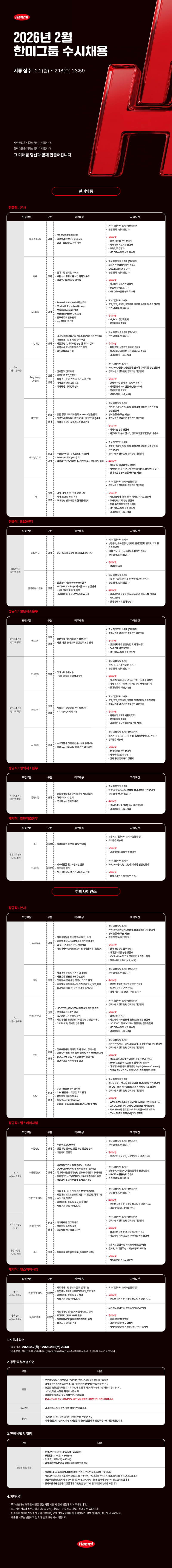[한미그룹] 26년 2월 수시채용 공고.png