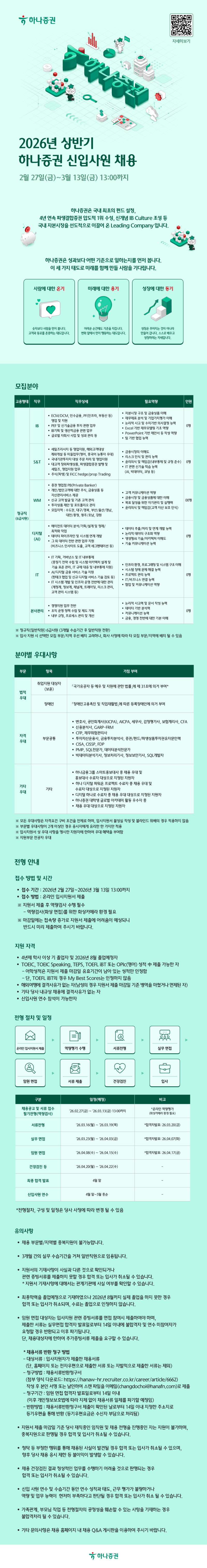 [하나증권] 2026년 상반기 신입사원 채용.png