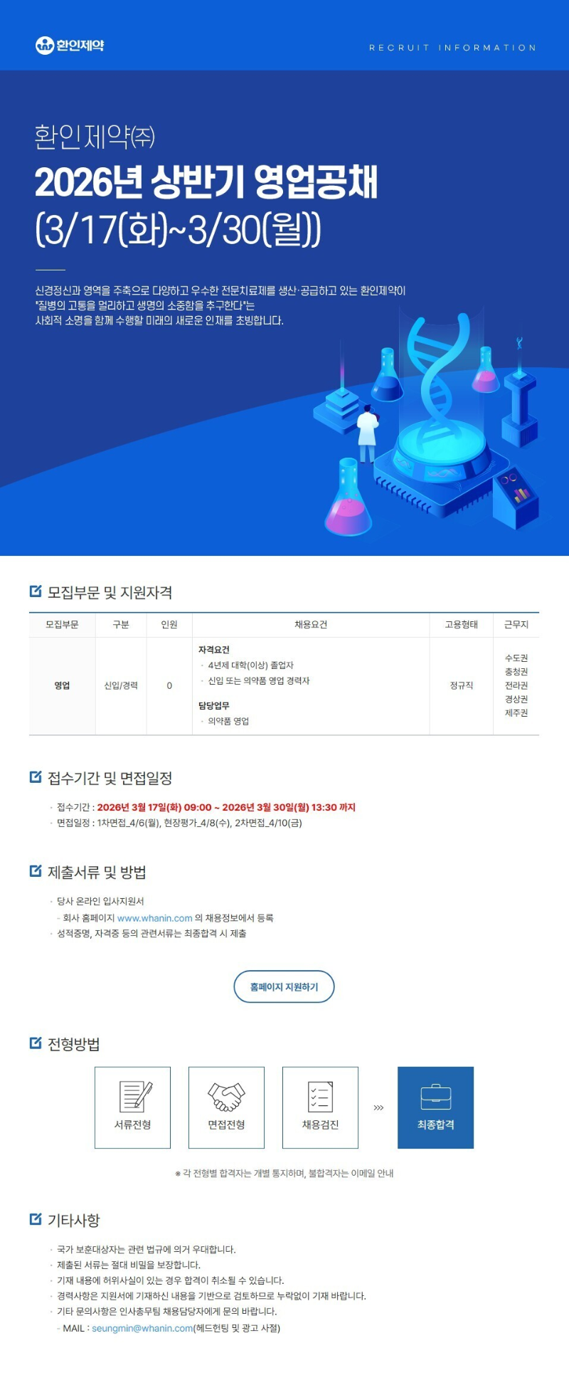 환인제약 상반기 영업공채.png