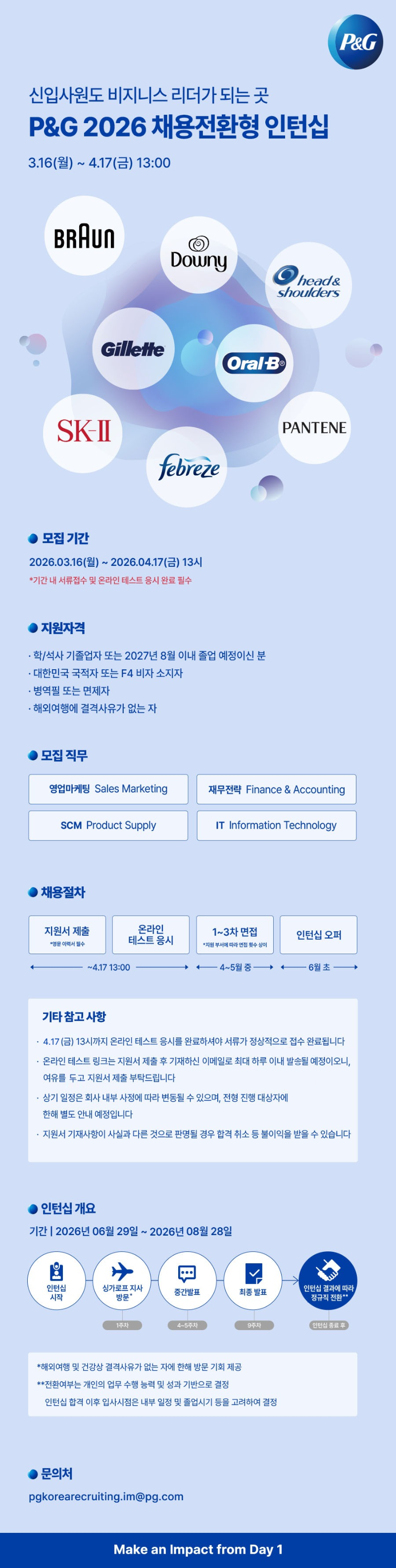 [한국피앤지판매] P&G 2026 채용전환형 인턴십 모집.png